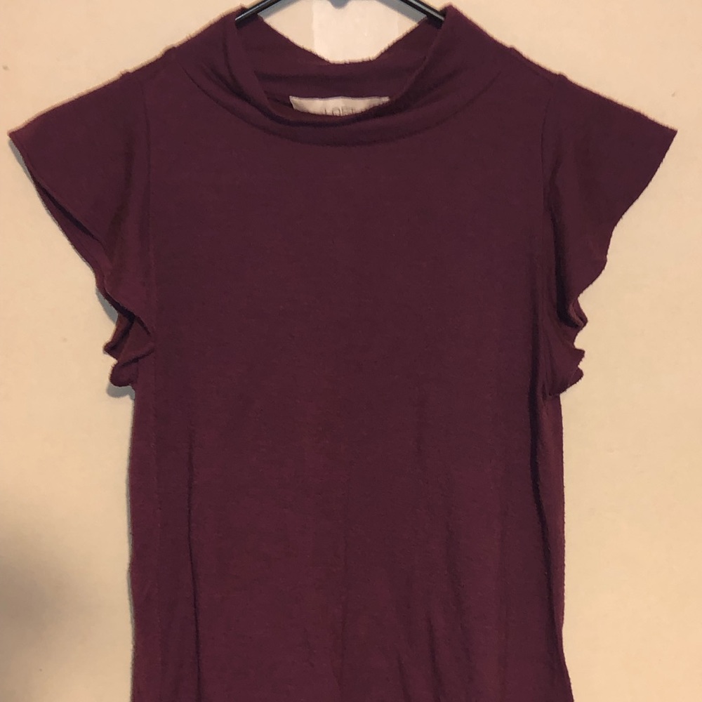 Burgundy Loft Top Size XXS